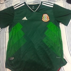 Green Adias Mexico Jersey Size Medium